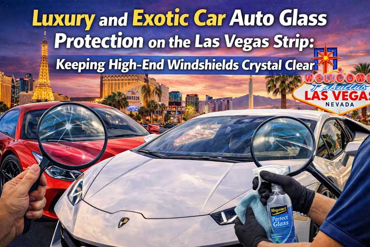 Luxury and Exotic Car Auto Glass Protection on the Las Vegas Strip